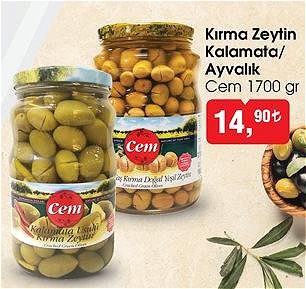 Cem Kırma Zeytin Kalamata/Ayvalık 1700 gr image