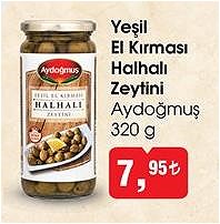 Aydoğmuş Yeşil El Kırması Halhalı Zeytini 320 g image