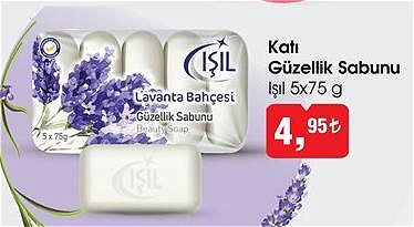 Işıl Katı Güzellik Sabunu 5x75 g image