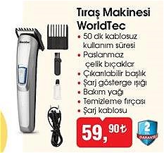 WorldTec Tıraş Makinesi image