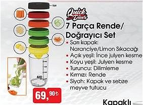 Quick Dicer 7 Parça Rende/Doğrayıcı image