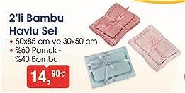 2'li Bambu Havlu Set image