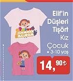 Trt Çocuk Elif'in Düşleri Tişört Kız Çocuk image