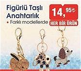 Figürlü Taşlı Anahtarlık image