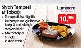 Luminarc Siyah Temperli Et Tabağı image