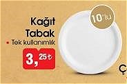 Kağıt Tabak 10'lu image