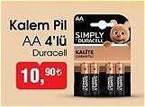 Duracell Kalem Pil AA 4'lü image