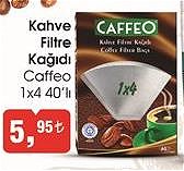 Caffeo Kahve Filtre Kağıdı 1x4 40'lı | İndirimde Market