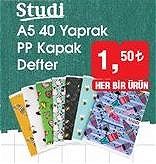 Studi A5 40 Yaprak PP Kapak Defter image