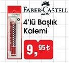 Faber Castell 4'lü Başlık Kalemi image