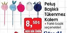 Peluş Başlıklı Tükenmez Kalem image