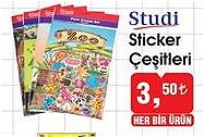 Studi Sticker Çeşitleri/Adet image