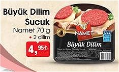 Namet Büyük Dilim Sucuk 70 g image