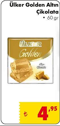 Ülker Golden Altın Çikolata 60 gr image
