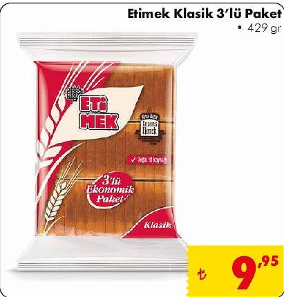 Etimek Klasik 3'lü 429 g image