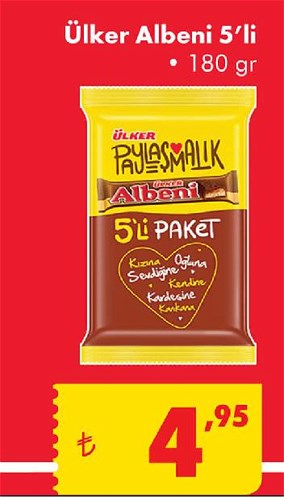 Ülker Albeni 5'li 180 g image