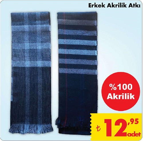 Erkek Akrilik Atkı image
