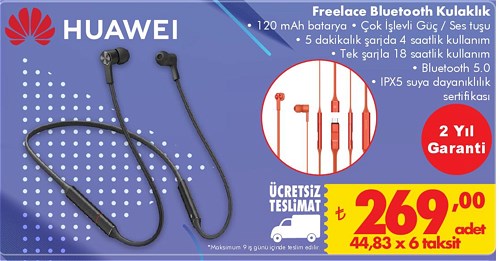 Huawei Freelance Bluetooth Kulaklık image