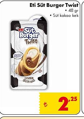 Eti Süt Burger Twist 48 g image