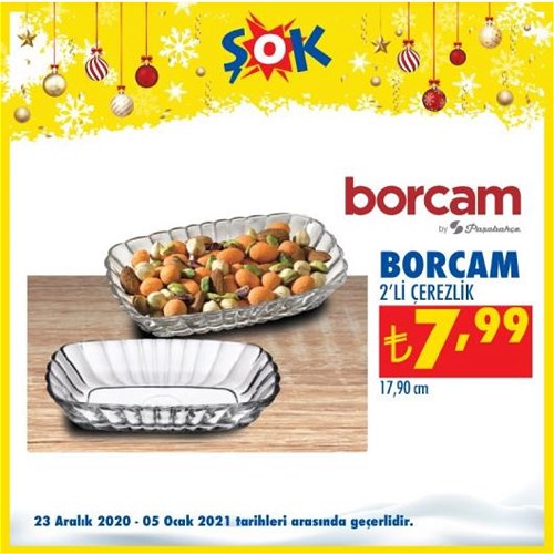 Paşabahçe Borcam 2'li Çerezlik image