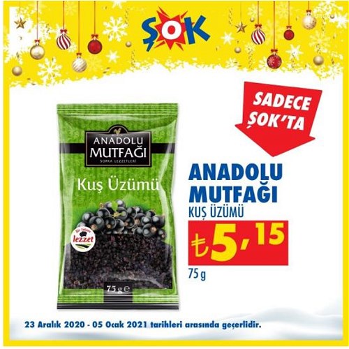 Anadolu Mutfağı Kuş Üzümü 75 g image