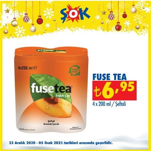 Fuse Tea Şeftali 4x200 ml image