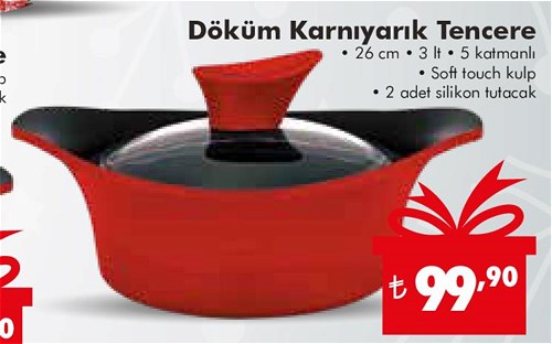 Döküm Karnıyarık Tencere 26 cm image