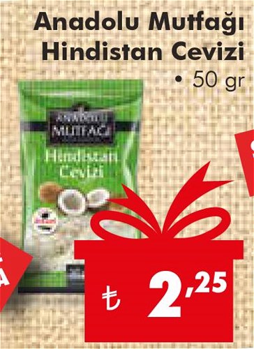 Anadolu Mutfağı Hindistan Cevizi 50 g image