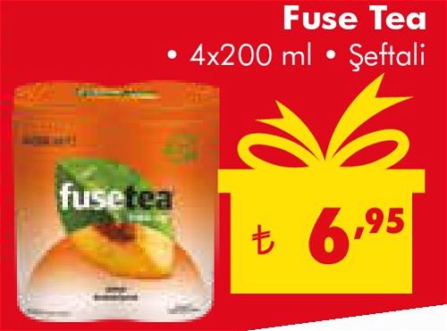 Fuse Tea Şeftali 4x200 ml image