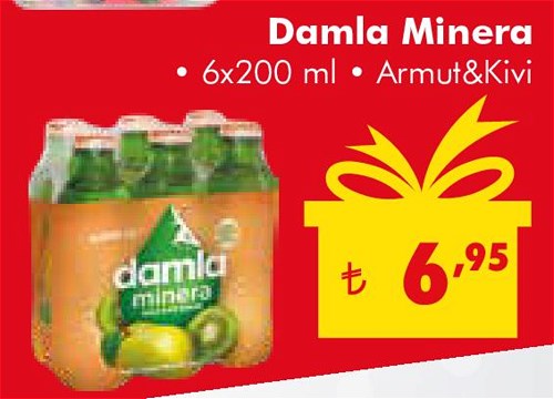 Damla Minera Armut&Kivi 6x200 ml image