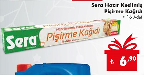 Sera Hazır Kesilmiş Pişirme Kağıdı 16 Adet image