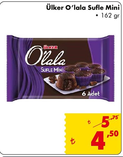 Ülker Olala Sufle Mini 162 g  image