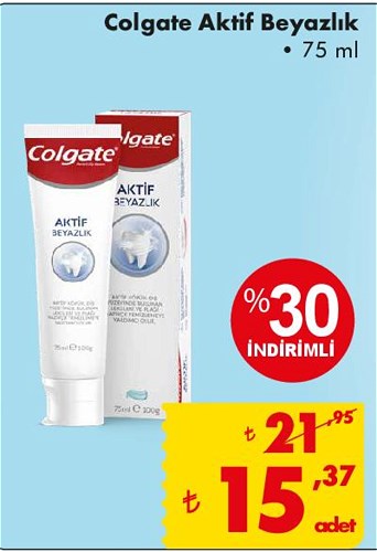 Colgate Aktif Beyazlık 75 ml image