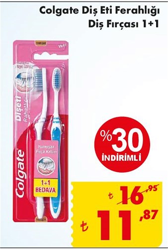 Colgate Diş Eti Ferahlığı Diş Fırçası 1+1 image