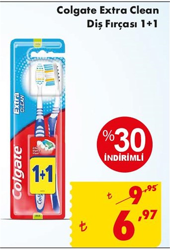 Colgate Extra Clean Diş Fırçası 1+1 image