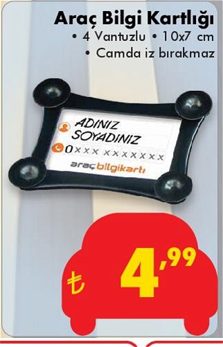 Araç Bilgi Kartlığı image