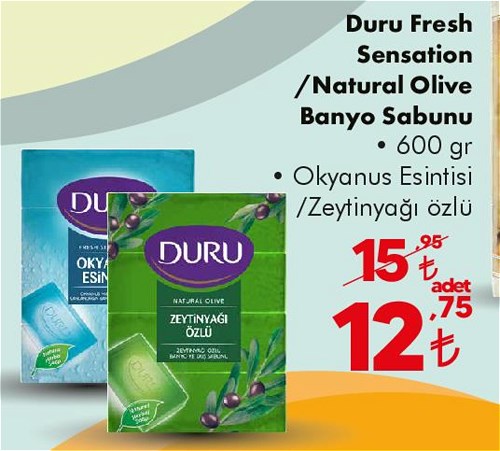 Duru Fresh Sensation/Natural Olive Banyo Sabunu 600 gr image
