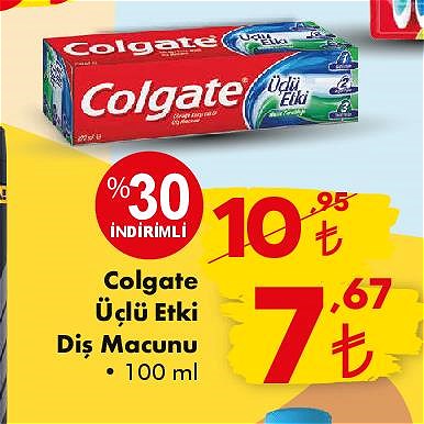 Colgate Üçlü Etki Diş Macunu 100 ml image