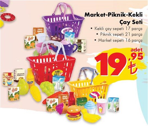 Gokidy Market-Piknik-Kekli Çay Seti image