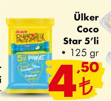 Ülker Coco Star 5'li 125 gr image