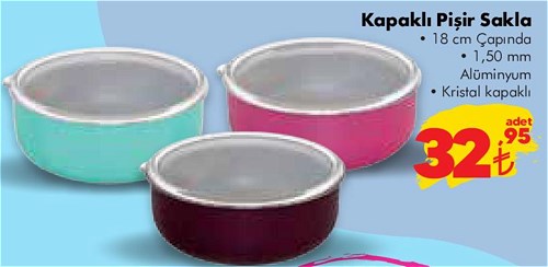 Kapaklı Pişir Sakla 18 cm image