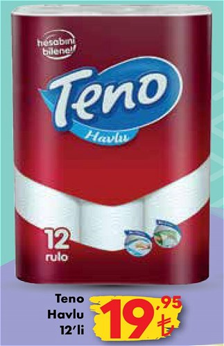 Teno Havlu 12'li image