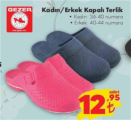 Gezer Kadın/Erkek Kapalı Terlik  image