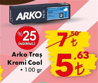 Arko Tıraş Kremi Cool 100 gr image