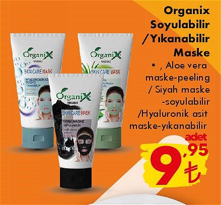 Organix Soyulabilir/Yıkanabilir Maske  image