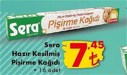 Sera Hazır Kesilmiş Pişirme Kağıdı 16 Adet image