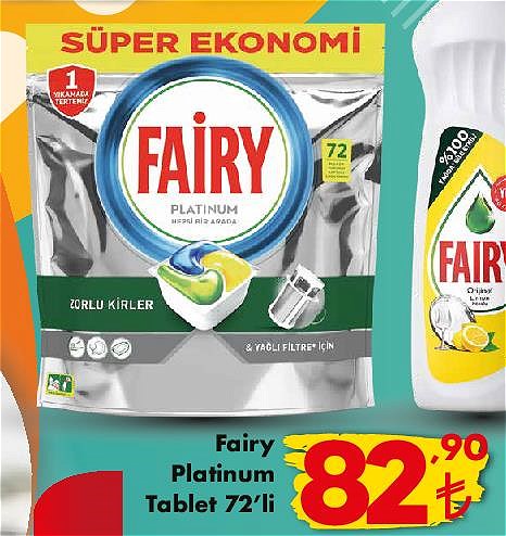 Fairy Platinum Tablet 72'li image