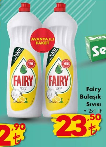 Fairy Bulaşık Sıvısı 2x1 lt image