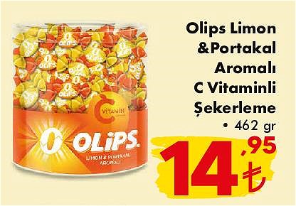 Olips Limon & Portakal Aromalı C Vitaminli Şekerleme 462 gr image