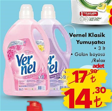 Vernel Klasik Yumuşatıcı 3 lt image